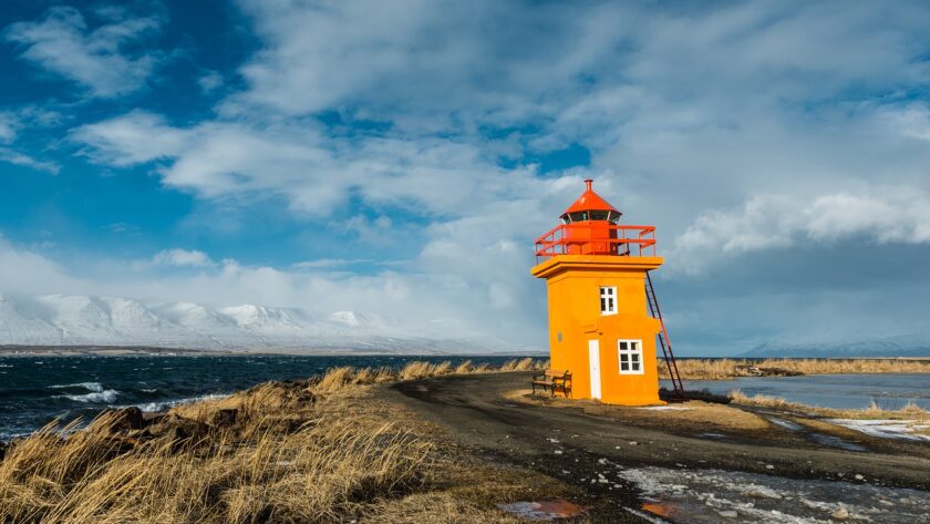 iceland, nature, lighthouse